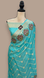 Pure Tussar Silk Handloom Banarasi Saree - The Handlooms