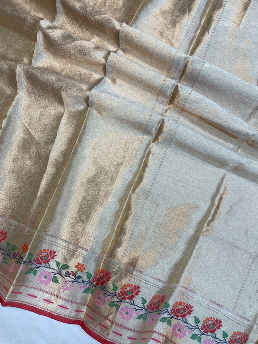 Pure Kota Tissue Handloom Banarasi Saree