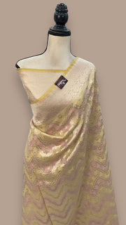 Pure Cotton Banarasi Brocade Handloom Saree - The Handlooms