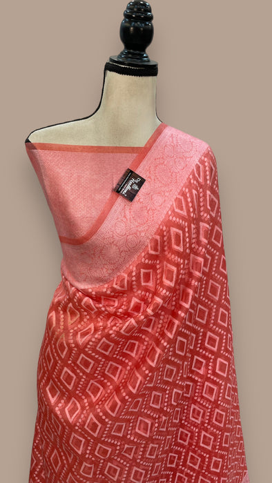 Pure Kora Handloom Banarasi Saree