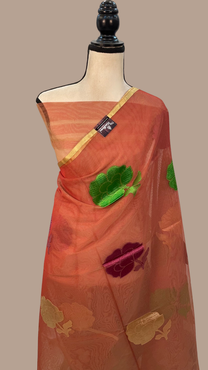 Pure Supernet Handloom Banarasi Saree - The Handlooms