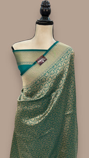 Pure Katan Silk Banarasi Handloom Saree - Tanchui Brocade - The Handlooms