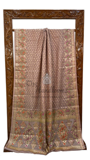 Pure Tussar Silk Handloom Banarasi Saree - The Handlooms