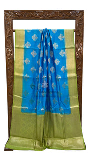 Pure Mango Silk Banarasi Handloom Saree - The Handlooms
