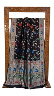 Tussar Georgette Handloom Banarasi Saree - The Handlooms