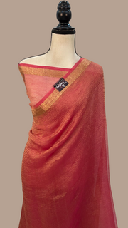 Pure Kora Tissue Handloom Banarasi Saree - The Handlooms