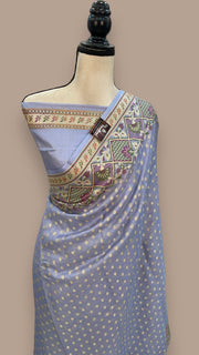 Pure Tussar Silk Handloom Banarasi Saree - The Handlooms