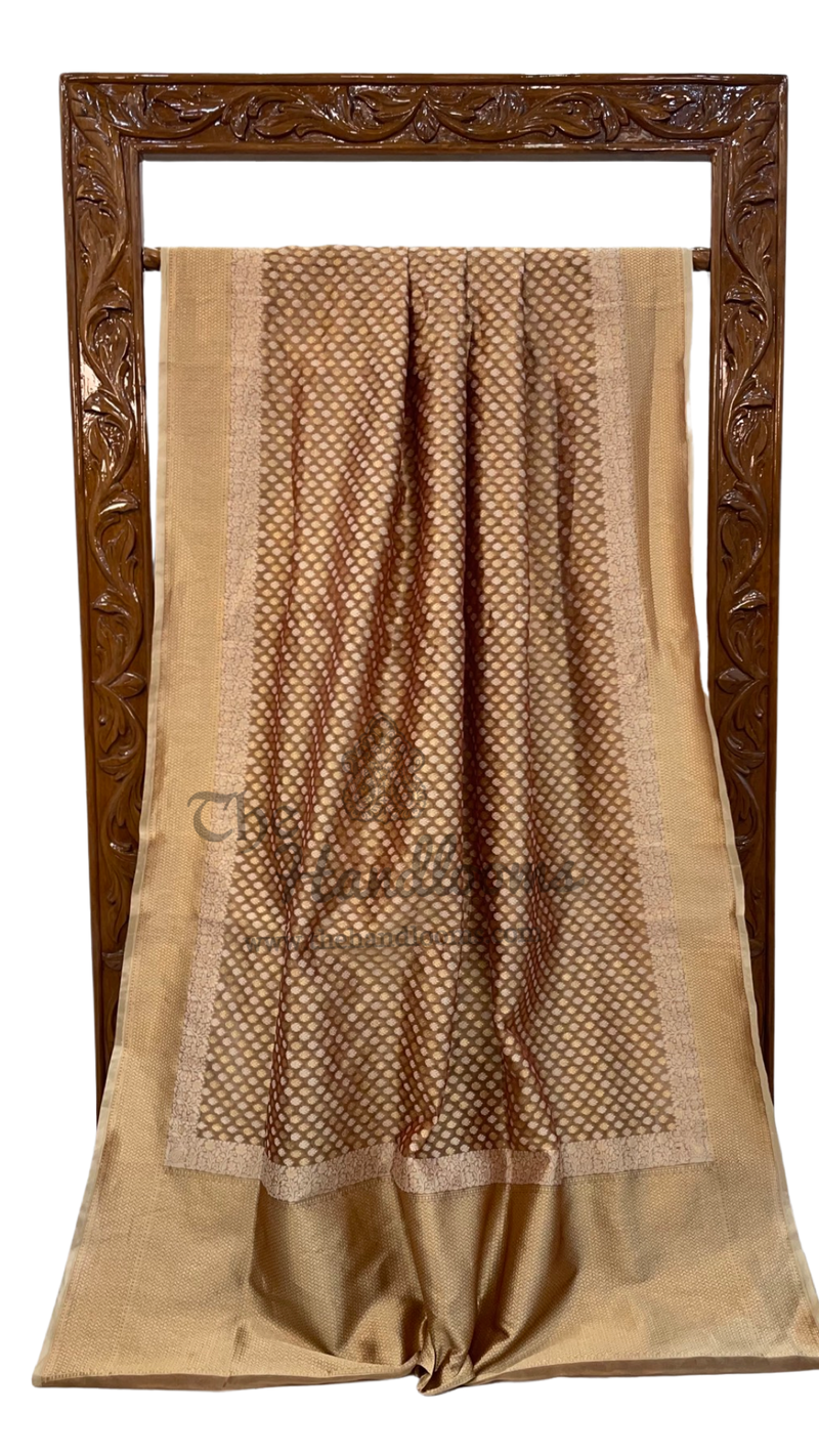 Pure Tissue Reshmi zari Banarasi Saree - The Handlooms