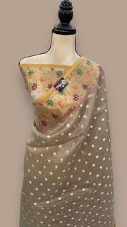 Pure Kora Handloom Banarasi Saree - The Handlooms