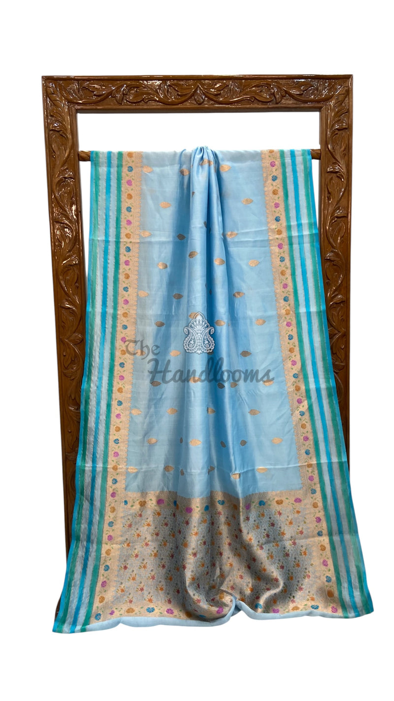 Pure Mango Silk Banarasi Handloom Saree