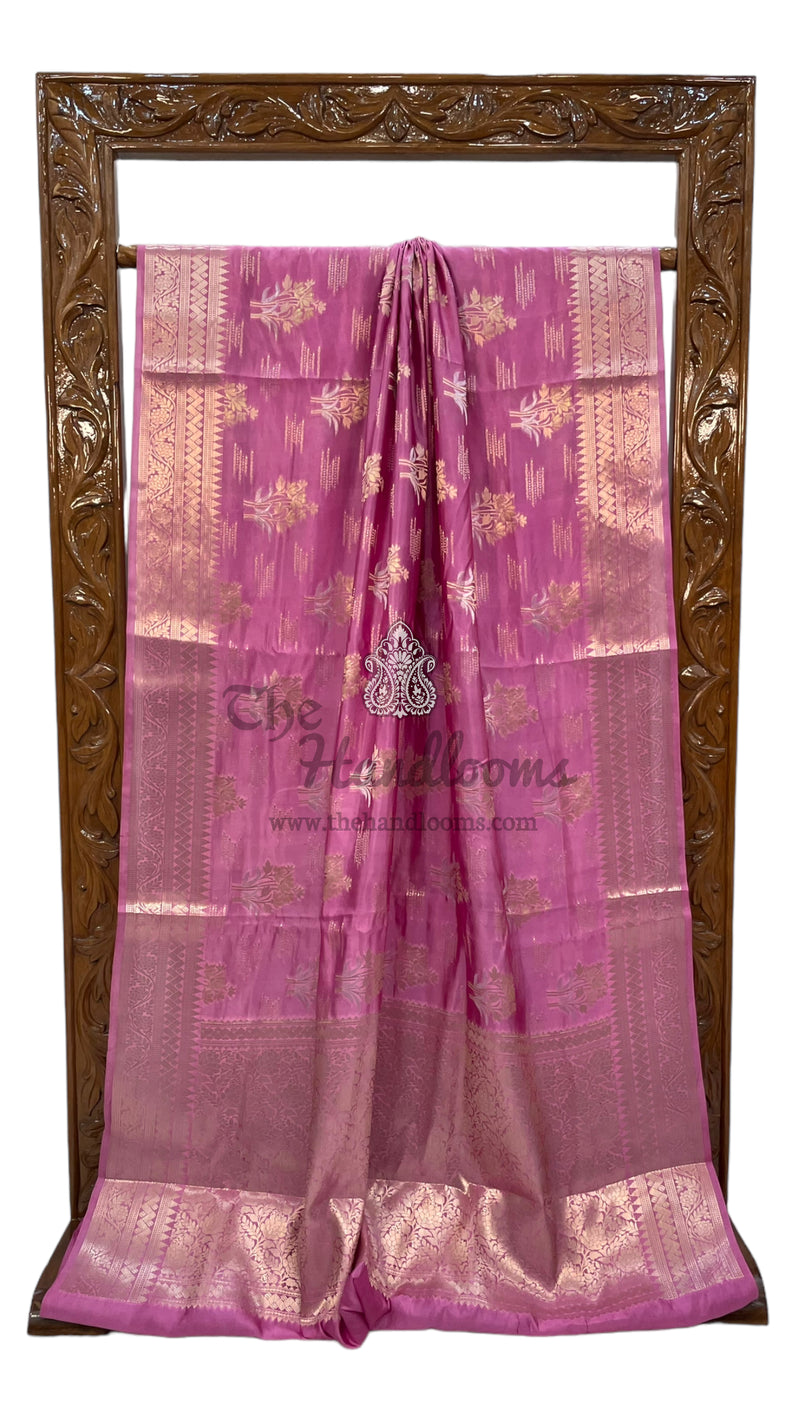 Pure Mango Silk Banarasi Handloom Saree - The Handlooms
