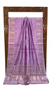 Pure Mango Silk Banarasi Handloom Saree - The Handlooms