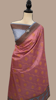Pure Tussar Silk Handloom Banarasi Saree - The Handlooms