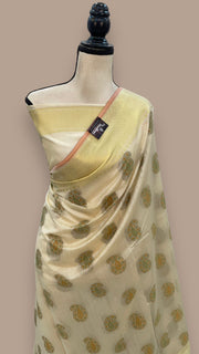 Pure Cotton Banarasi Handloom Saree - The Handlooms