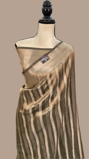 Pure Kora Tissue Handloom Banarasi Saree - The Handlooms