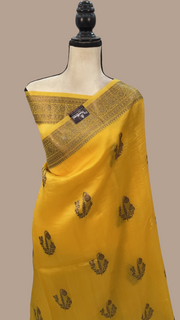 Pure Kora Handloom Banarasi Saree - The Handlooms