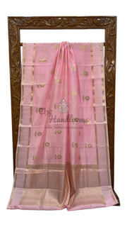 Pure Mango Silk Banarasi Handloom Saree - The Handlooms