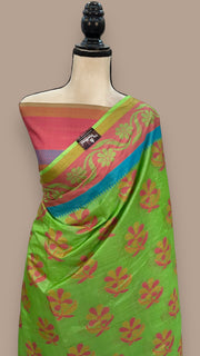 Pure Tussar Silk Handloom Banarasi Saree - The Handlooms