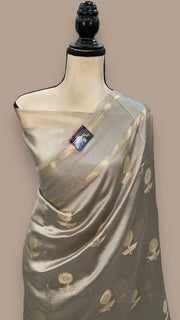 Pure Mango Silk Banarasi Handloom Saree - The Handlooms