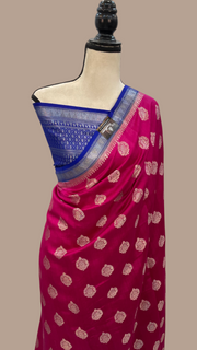 Pure Chiniya Silk Handloom Banarasi Saree - The Handlooms
