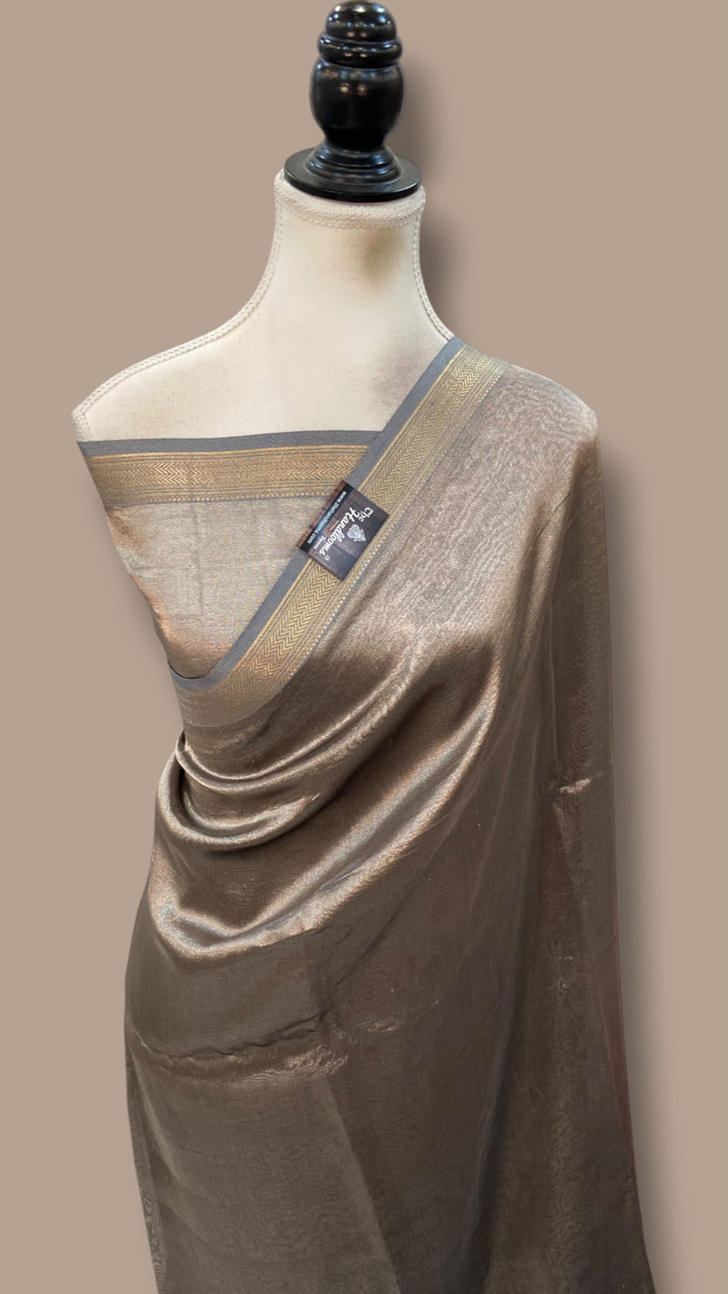 Pure Kora Tissue Handloom Banarasi Saree