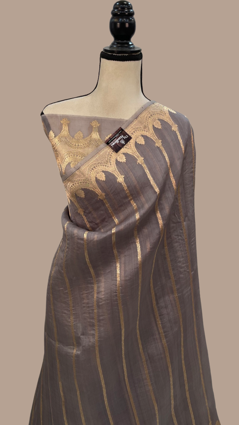 Pure Kora Handloom Banarasi Saree - The Handlooms