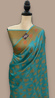 Pure Tussar Silk Handloom Banarasi Saree - The Handlooms