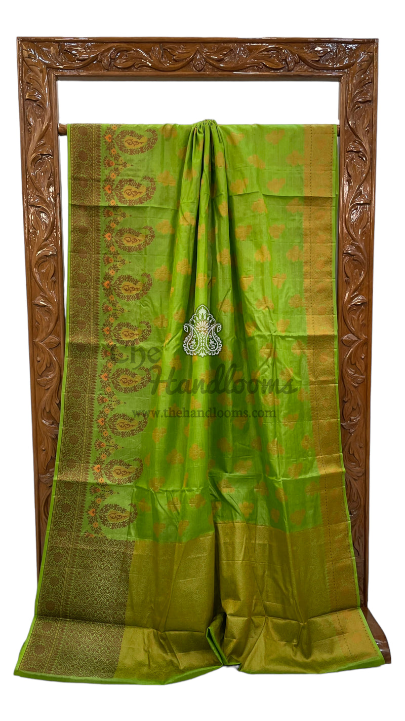 Pure Tussar Silk Handloom Banarasi Saree - The Handlooms
