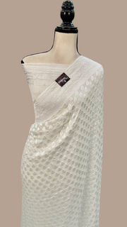 Khaddi Georgette Handloom Banarasi Saree - The Handlooms