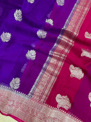 Pure Georgette Banarasi Saree - The Handlooms