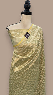 Pure Tissue Reshmi zari Banarasi Saree - The Handlooms