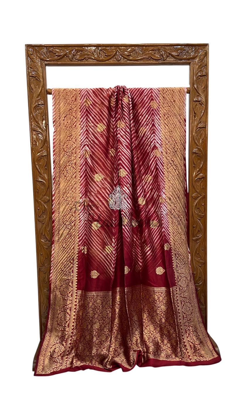 Pure Mango Silk Banarasi Handloom Saree