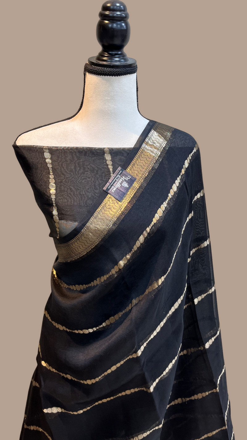Pure Kora Handloom Banarasi Saree - The Handlooms
