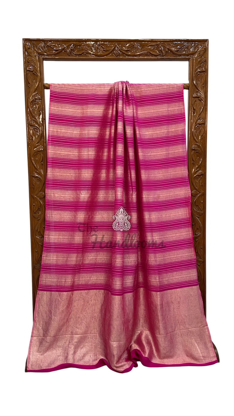 Pure Moonga Silk Handloom Banarasi Saree