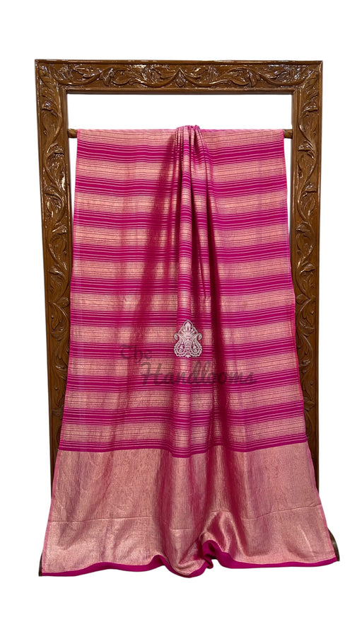 Pure Moonga Silk Handloom Banarasi Saree - The Handlooms