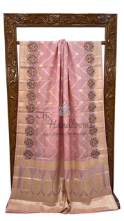 Pure Tussar Silk Handloom Banarasi Saree - The Handlooms