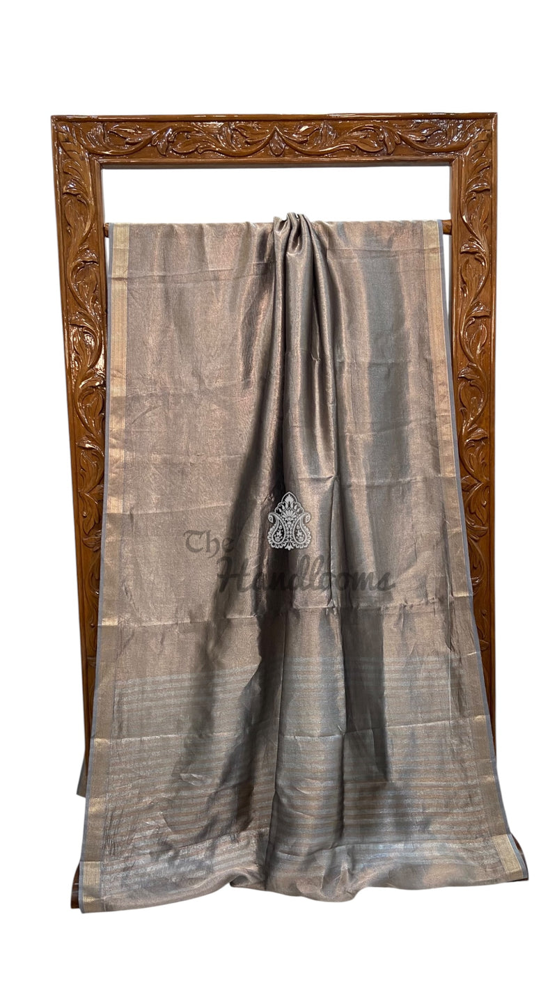 Pure Kora Tissue Handloom Banarasi Saree