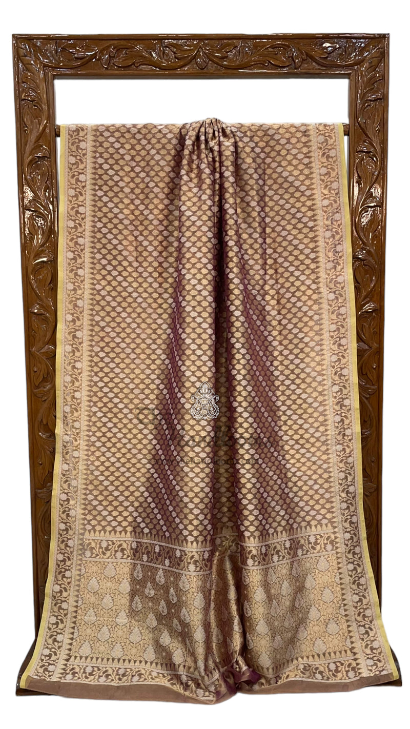 Pure Tissue Reshmi zari Banarasi Saree - The Handlooms