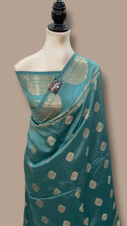Pure Mango Silk Banarasi Handloom Saree - The Handlooms
