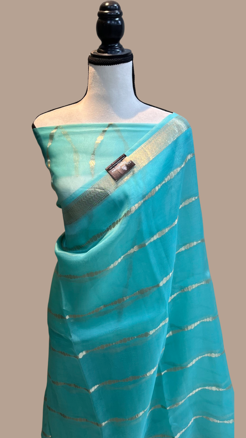 Pure Kora Handloom Banarasi Saree - The Handlooms