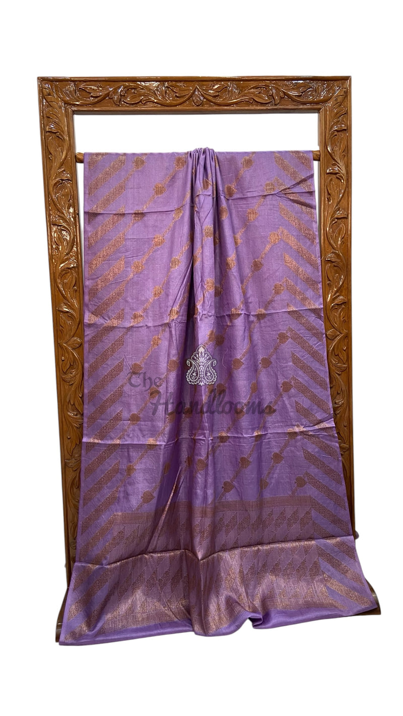 Pure Tussar Silk Handloom Banarasi Saree - The Handlooms