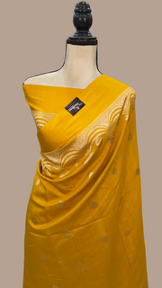 Pure Moonga Khaddi Handloom Banarasi Saree - The Handlooms