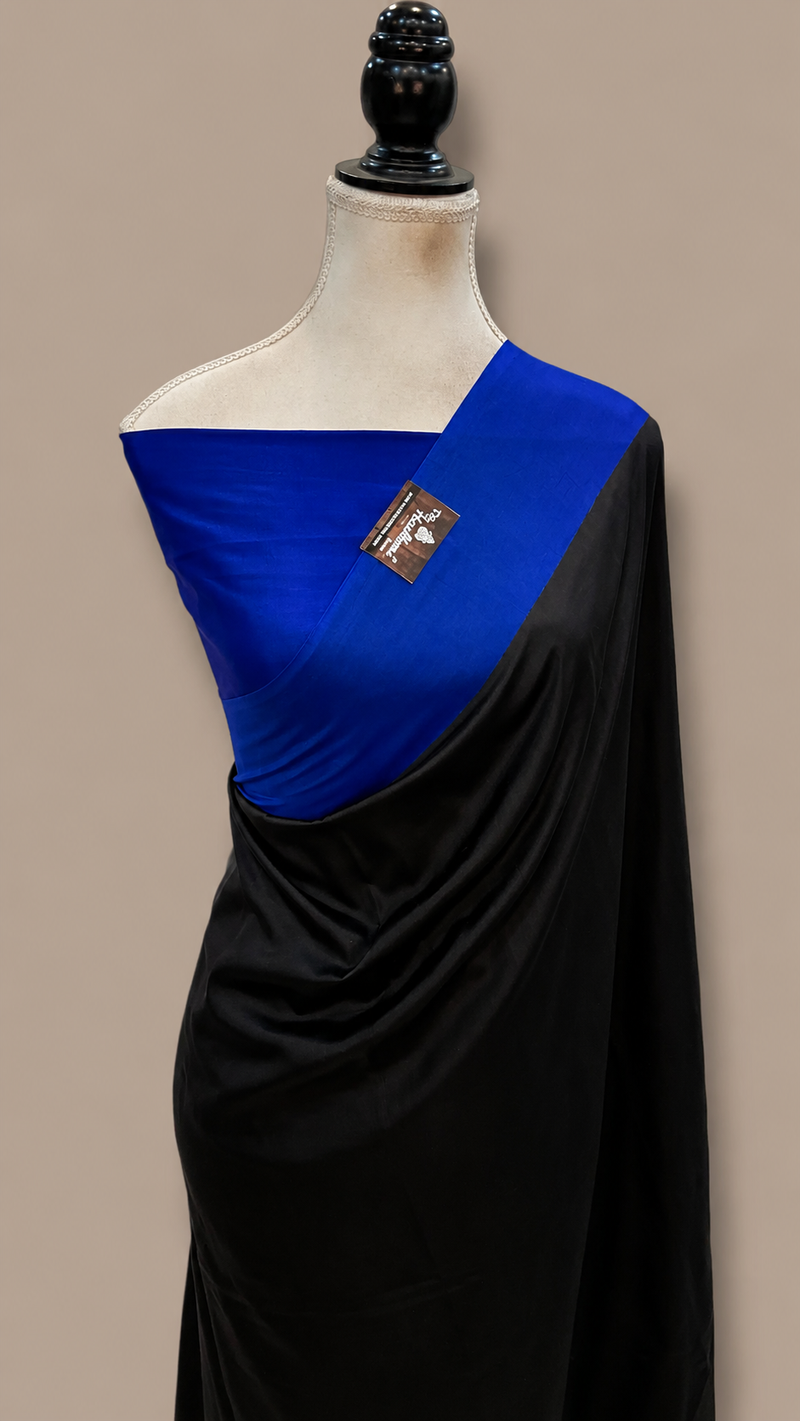 Pure Katan Silk Handloom Banarasi Saree-Plain