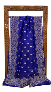 Organza Chikankari Handloom Banarasi Saree - The Handlooms