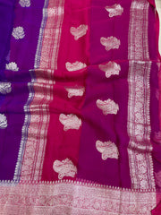 Pure Georgette Banarasi Saree - The Handlooms