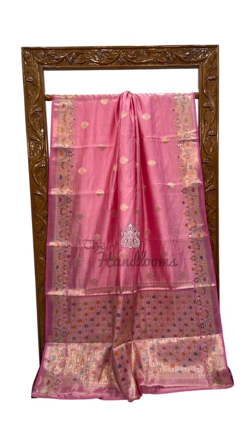 Pure Mango Silk Banarasi Handloom Saree - The Handlooms