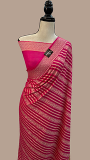 Pure Chiffon Khaddi Banarasi Saree - The Handlooms