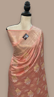Pure Mango Silk Banarasi Handloom Saree - The Handlooms