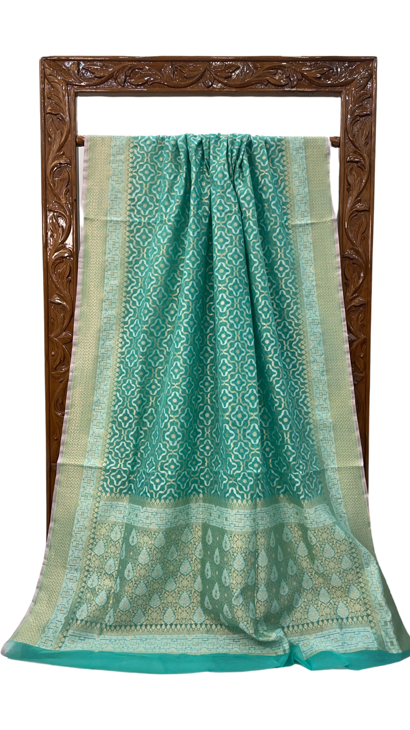 Pure Cotton Banarasi Brocade Handloom Saree - The Handlooms