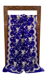 Organza Chikankari Handloom Banarasi Saree - The Handlooms